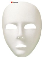 Full face mask - white