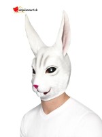 Masque de lapin blanc
