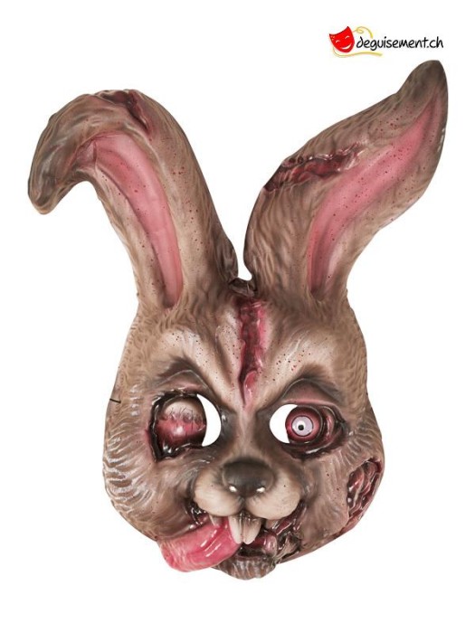 Masque lapin terrifiant - adulte