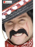 Moustache adhésive mexicain noir