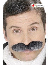 Moustache auto-adhésive grise Moustache auto-adhésive grise