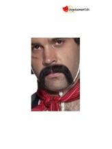 Moustache noire auto adhésive mexicain Moustache noire auto adhésive mexicain