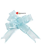 Automatische Schleife Organdi hellblau Automatische Schleife Organdi hellblau