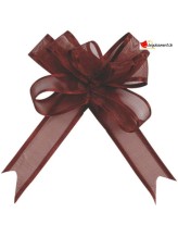 Automatic bow Organdi chocolate Automatic bow Organdi chocolate