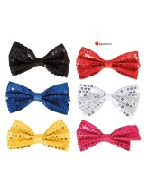 Noeud papillon à sequins - couleur aléatoire Noeud papillon à sequins - couleur aléatoire