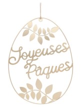 Uovo appeso Joyeuses Pâques