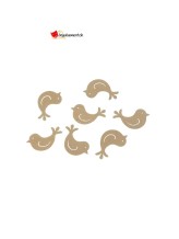 Adhesive craft birds - 24 pcs Adhesive craft birds - 24 pcs