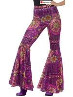 Women's psychedelic Flared Trousers