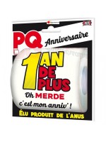 Papier toilette - 1 an de plus
