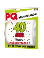 Papier toilette - 40 ans