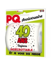 Papier toilette - 40 ans Papier toilette - 40 ans