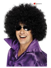 Parrucca afro - disco - nero Parrucca afro - disco - nero