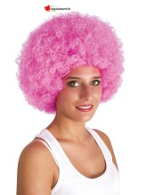 Perruque afro rose adulte Perruque afro rose adulte