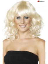 Perruque Blonde courte bouclée Perruque Blonde courte bouclée