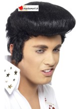 Perruque Elvis noir Perruque Elvis noir