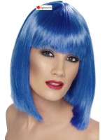 Parrucca Glam blu