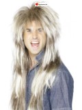 Perruque longue Mullet 80