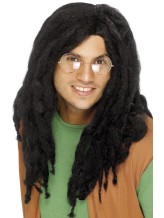 Black wig with dreadlocks Black wig with dreadlocks