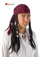 Perruque Pirate avec bandana