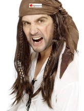 Perruque pirate boucanier