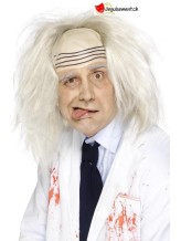 Perruque professeur blanche madman Perruque professeur blanche madman