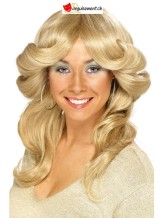 Perruque seventies ondulée blonde femme Perruque seventies ondulée blonde femme