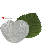 Metallic silver petals with leaves Metallic silver petals with leaves