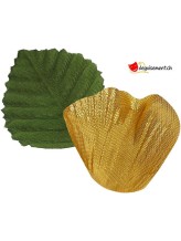 Metallic gold petals with leaves Metallic gold petals with leaves