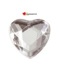 Petit coeur en diamant argent