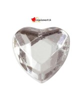 Petit coeur en diamant argent