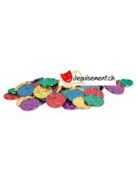 Pièces multicolores - 100 pièces