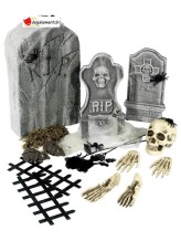 Grabsteine und Zubehör - 24 Stück