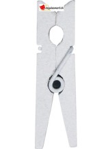 Pinces en bois blanc Pinces en bois blanc