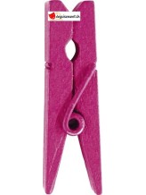 Fuchsia wooden tongs Fuchsia wooden tongs