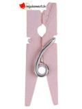Pinces en bois rose
