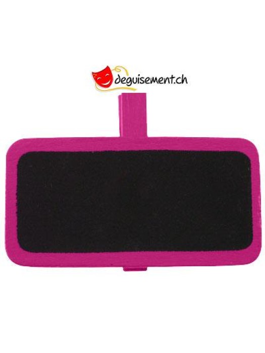 Portes noms - marque place - ardoise fuchsia