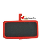 Portes noms - marque place - ardoise rouge