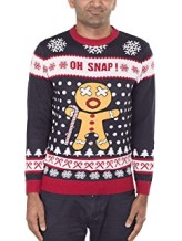 Weihnachts pullover und Mütze - Gingerman - Erwachsener