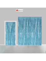 Blue party curtain             <br>