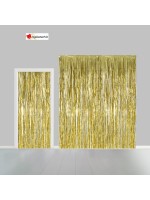 Gold party curtain