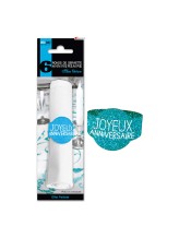 Ronds de serviette joyeux anniversaire - bleu Ronds de serviette joyeux anniversaire - bleu