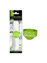 Ronds de serviette joyeux anniversaire - vert Ronds de serviette joyeux anniversaire - vert