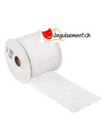 Baumwoll Spitzenband weiß - 7cmx2m