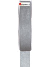Ruban organdi 20 mts 7mm gris Ruban organdi 20 mts 7mm gris
