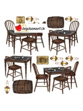 Saloon Table Props Saloon Table Props