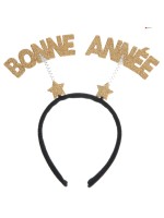 Glittery Bonne Année headband - 1 piece