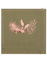 Serviette Happy Christmas - 33x33cm - 20 Stück Serviette Happy Christmas - 33x33cm - 20 Stück