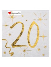 Asciugamani età 20 - oro Asciugamani età 20 - oro