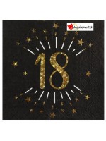 Towels sparkling age 18 - gold