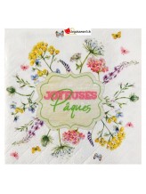 Joyeuses Pâques Napkins - 20 pieces